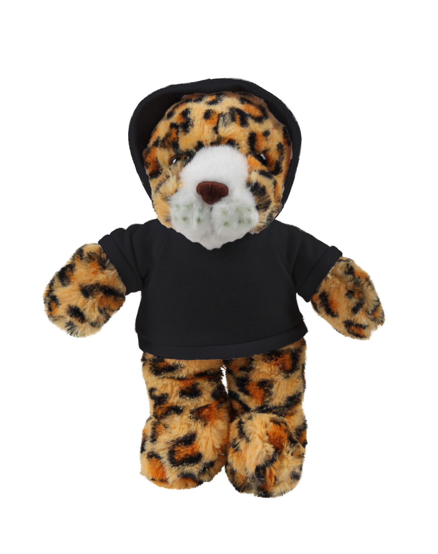 soft plush Leopard with hoodie 11