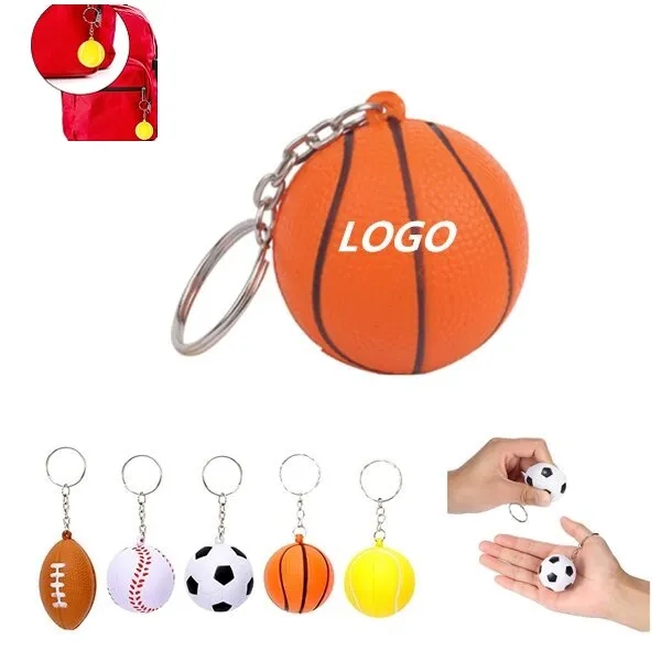 Soccer Keychains Stress Ball 3