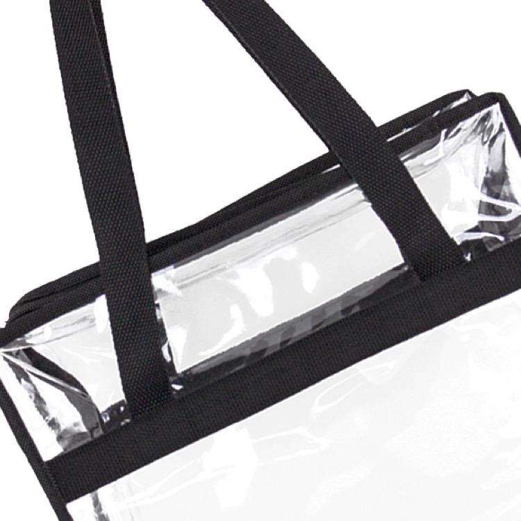 Clear Zippered Stadium Tote 4