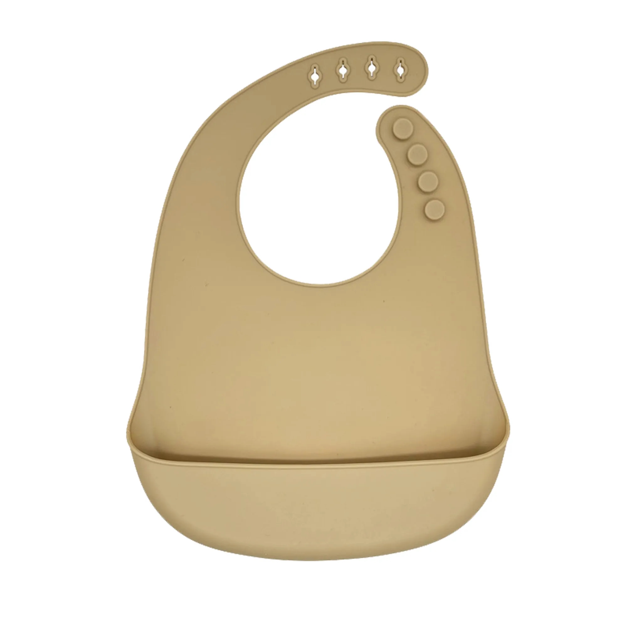 Adjustable Silicone Baby Bib With Food Catcher 4