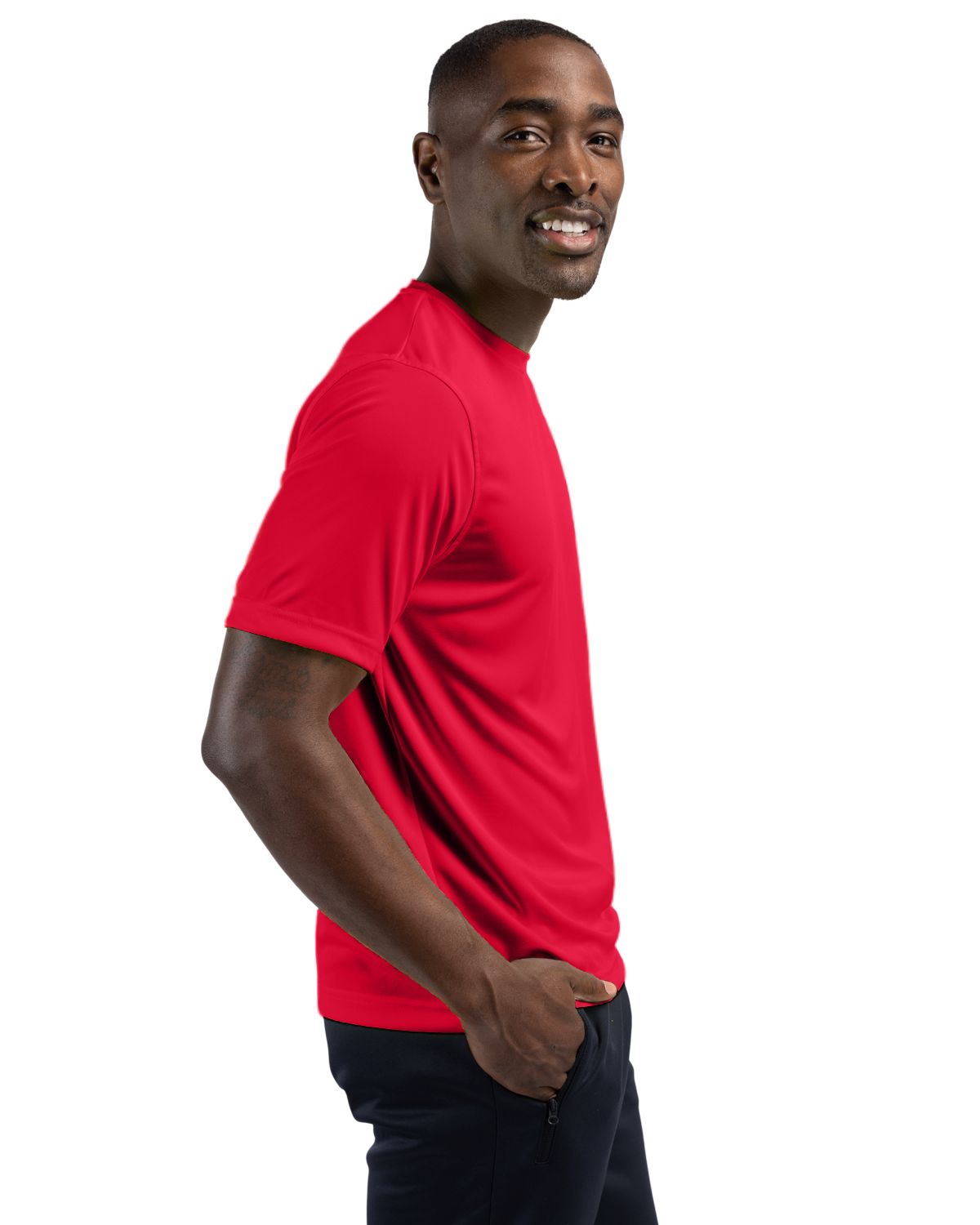 Clique Spin Solution-dyed Performance Jersey Mens Short Sleeve Tee 13