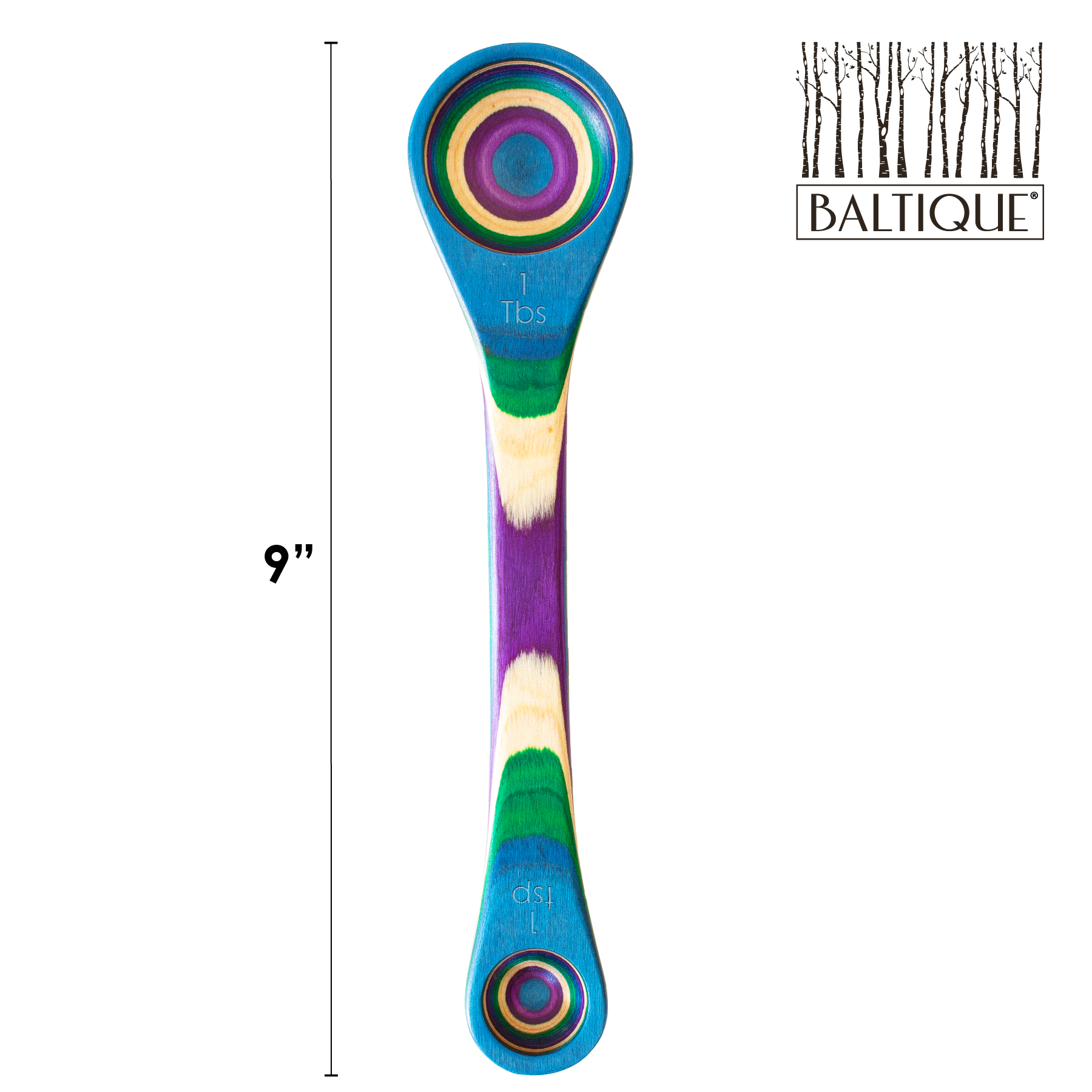 Baltique® Mumbai Collection 2-in-1 Measuring Spoon 9