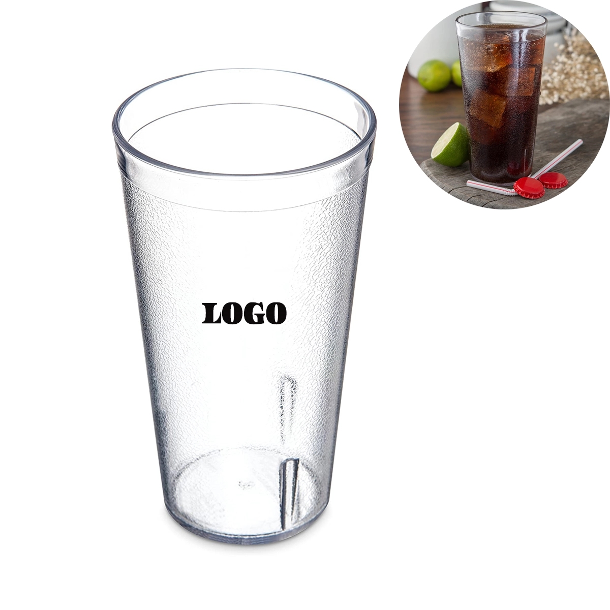 20Oz Plastic Cafeteria Cups 2