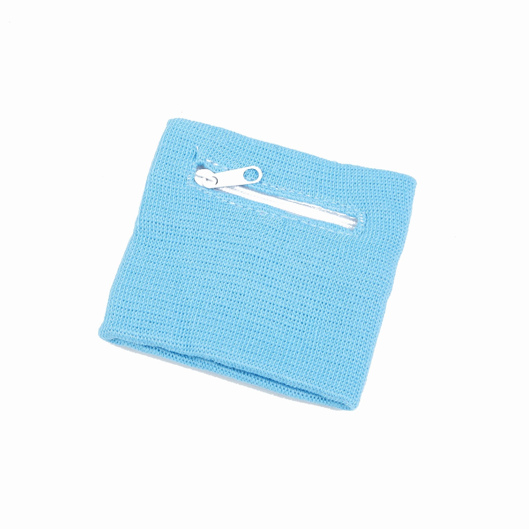 Wallet Zipper Cotton Sweatbands Wristband 8