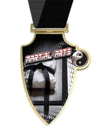 Medallion: 3" Shield Martial Arts Night Series 1