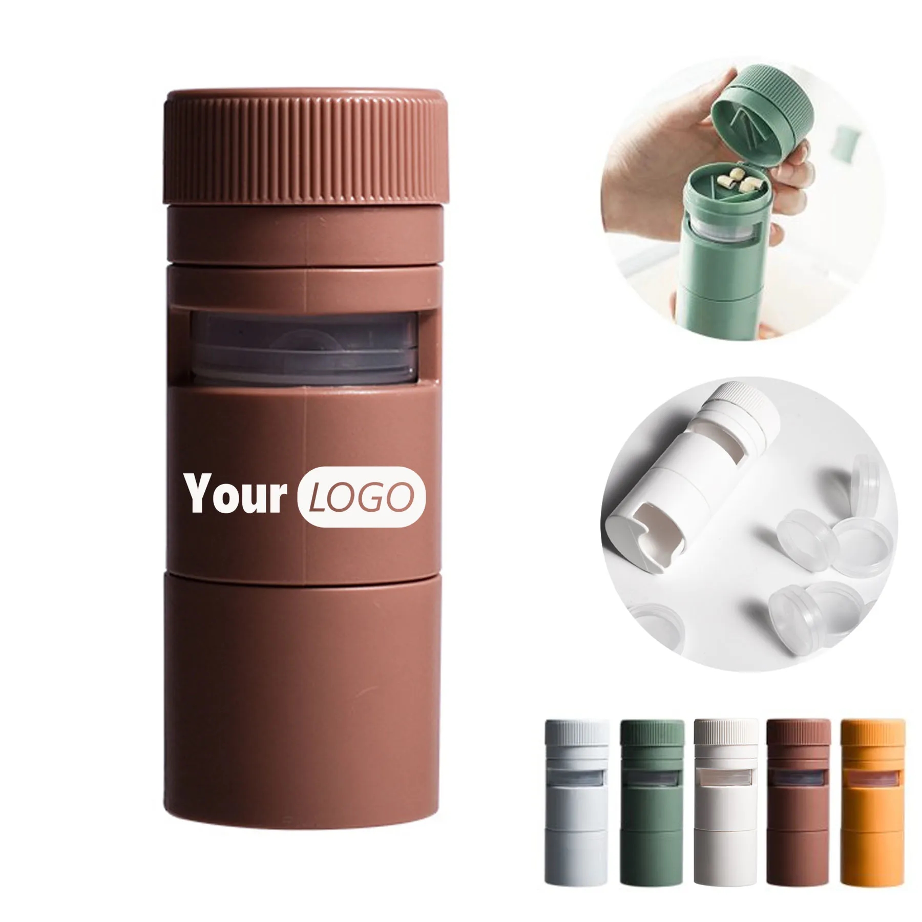 Multifunctional Mini Portable Plastic Pill Box 9