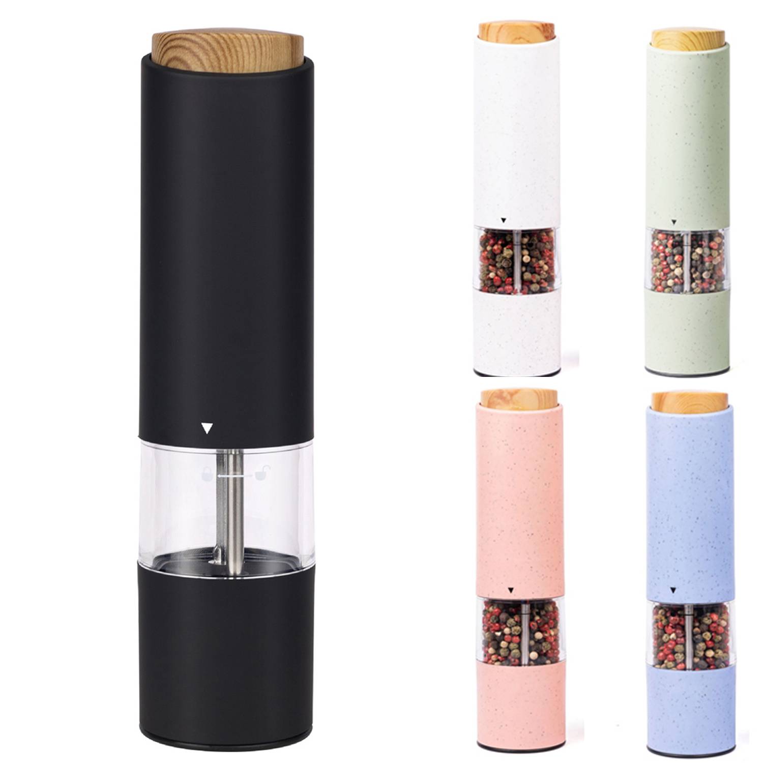 Wheat Straw Electric Pepper Grinder 5
