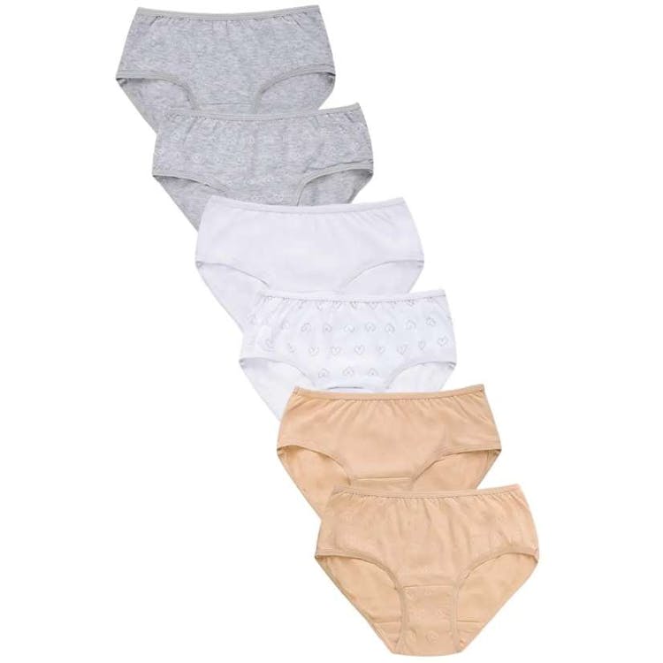 Girls' Cotton Bikini Panties Small -Assorted Colors 2