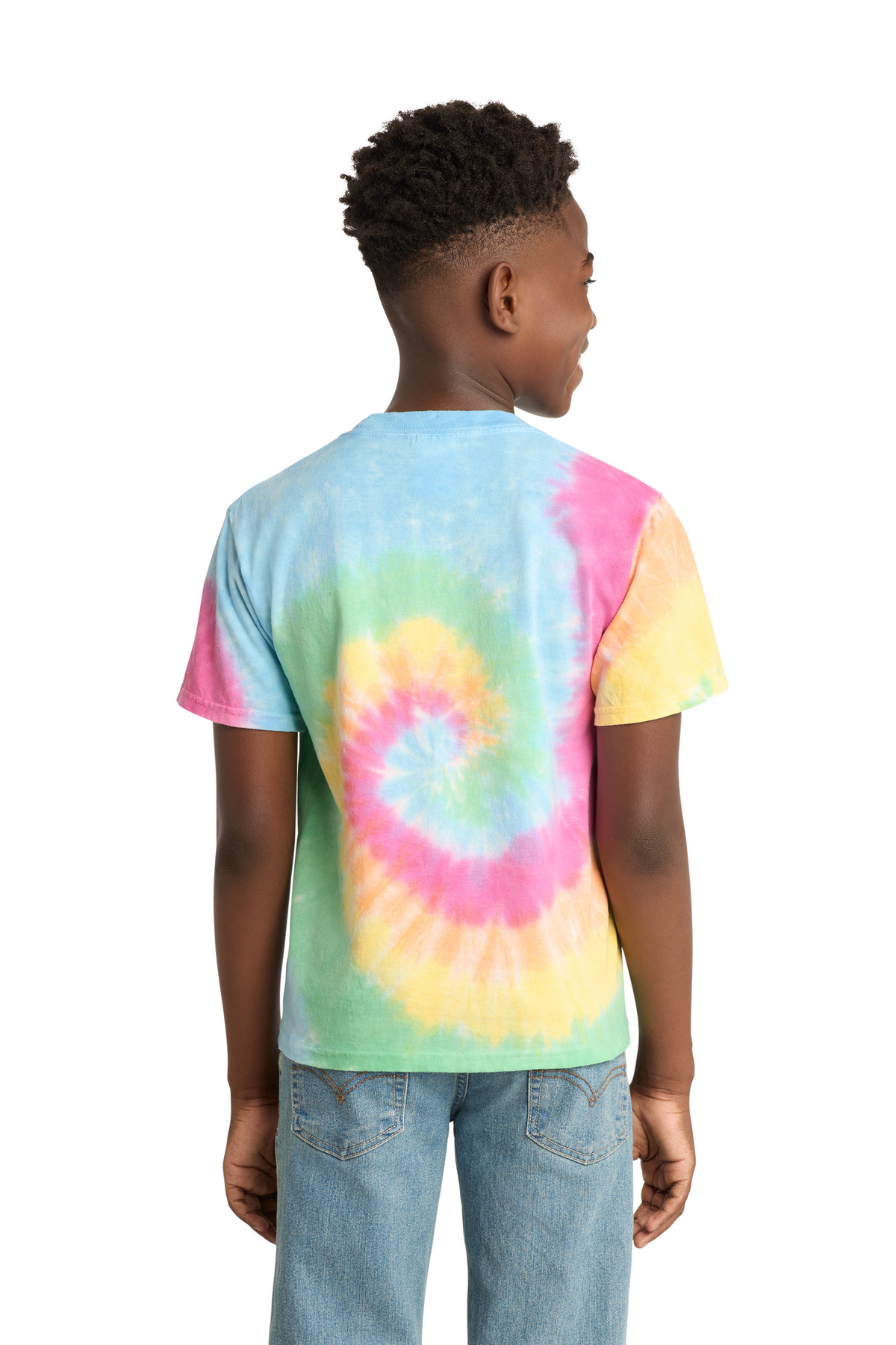 Port & Co Youth Tie-Dye Tee. PC147Y 112