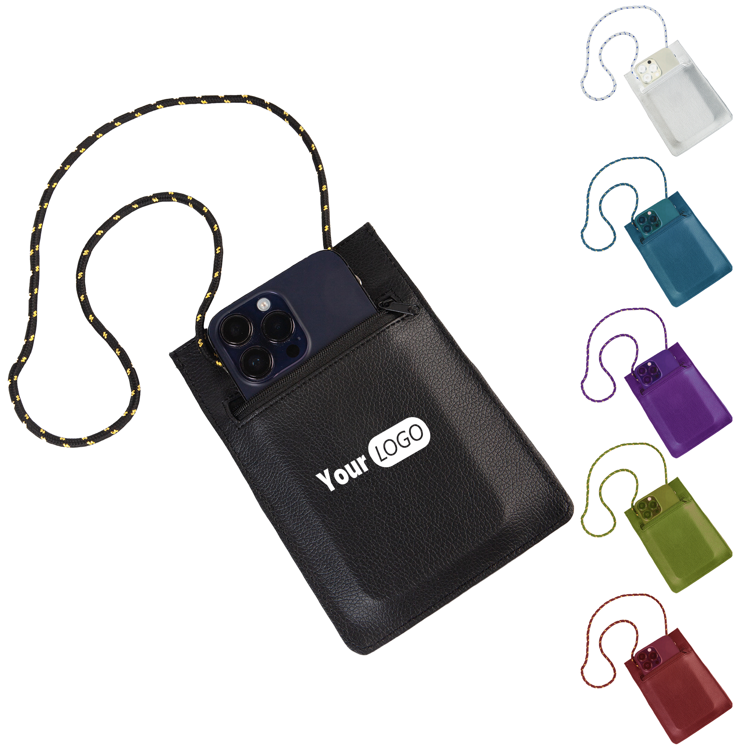 Polyester Stylish Crossbody Phone Pouch 5