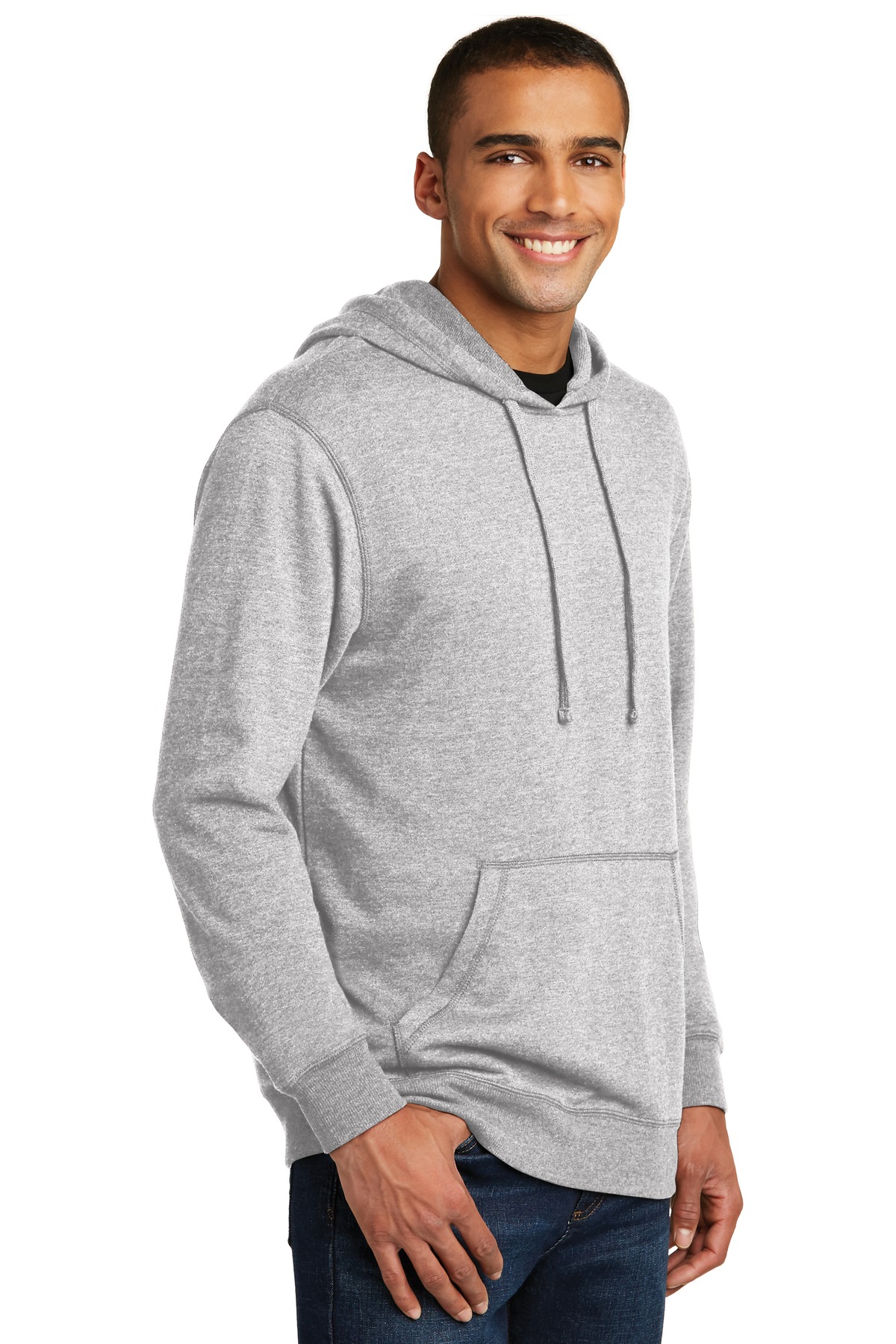 District Lightweight Fleece Hoodie. DM391, custom hoodie or sweatshirt with logo imprint 10