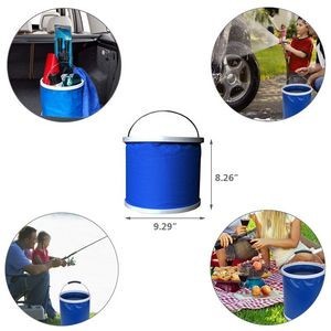 9L Folding Bucket With Waterproof 600D Oxford Fabric 11