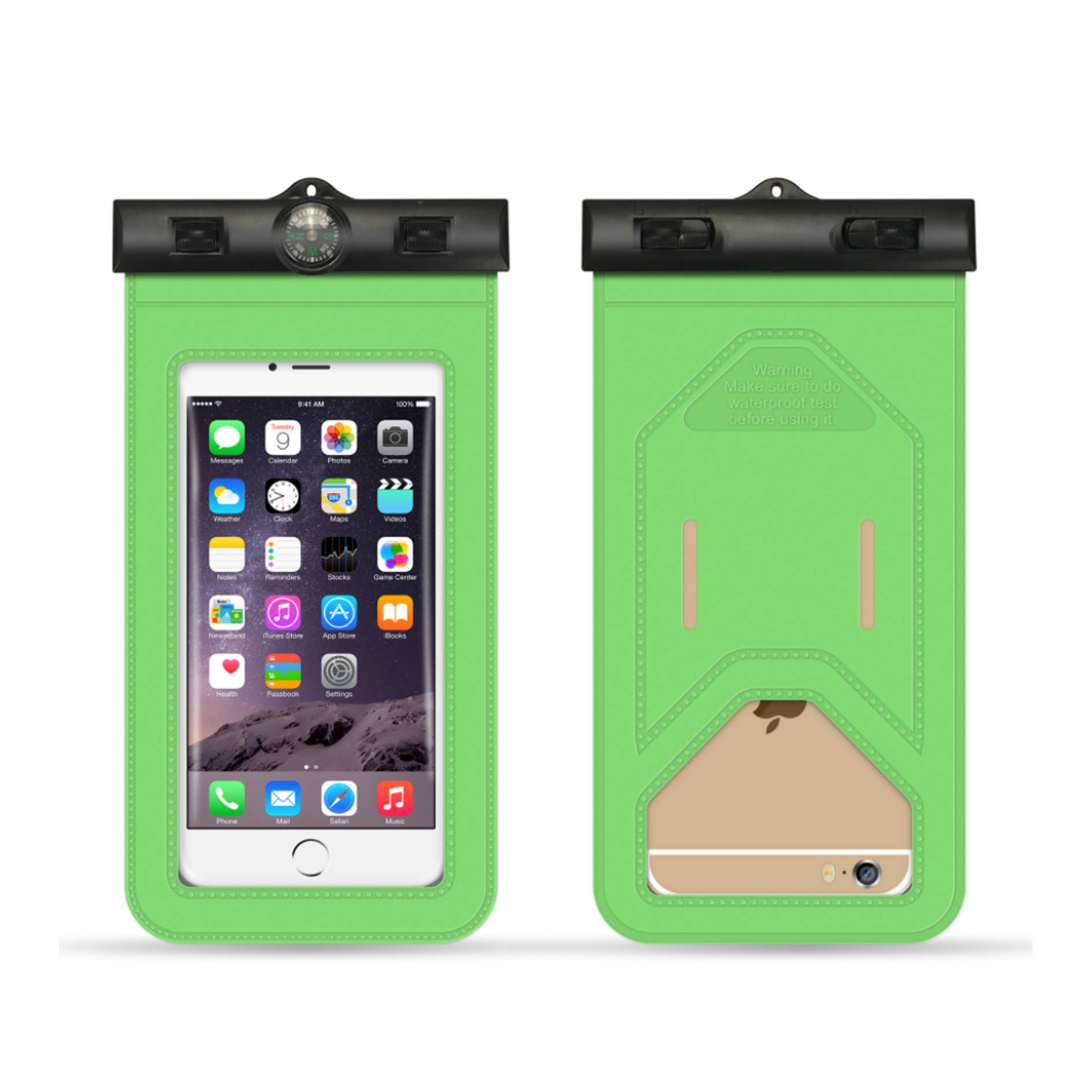 100% Sealed Waterproof Phone Bag With Compass 4