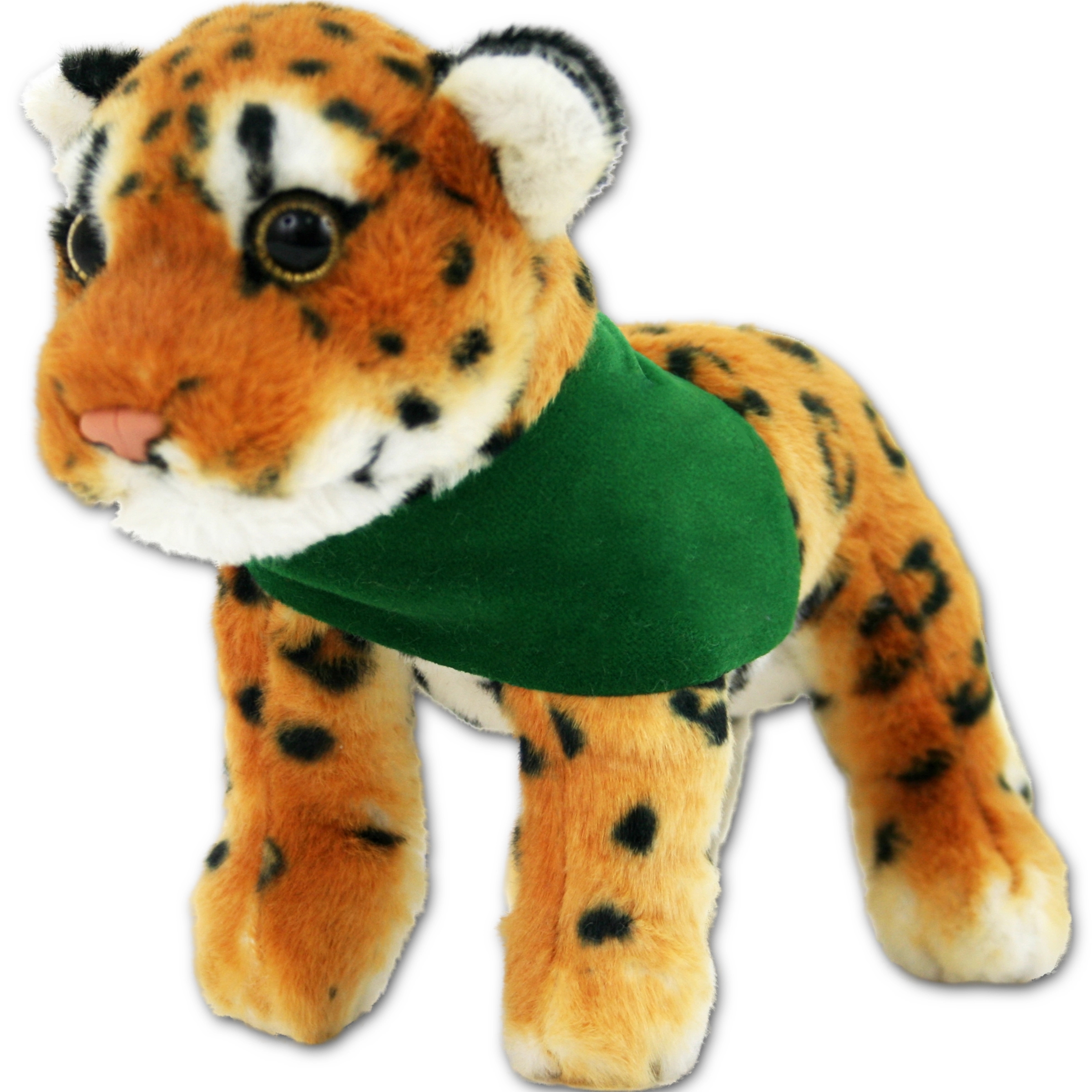 8" Jungle Animals Standing Brown Leopard 7