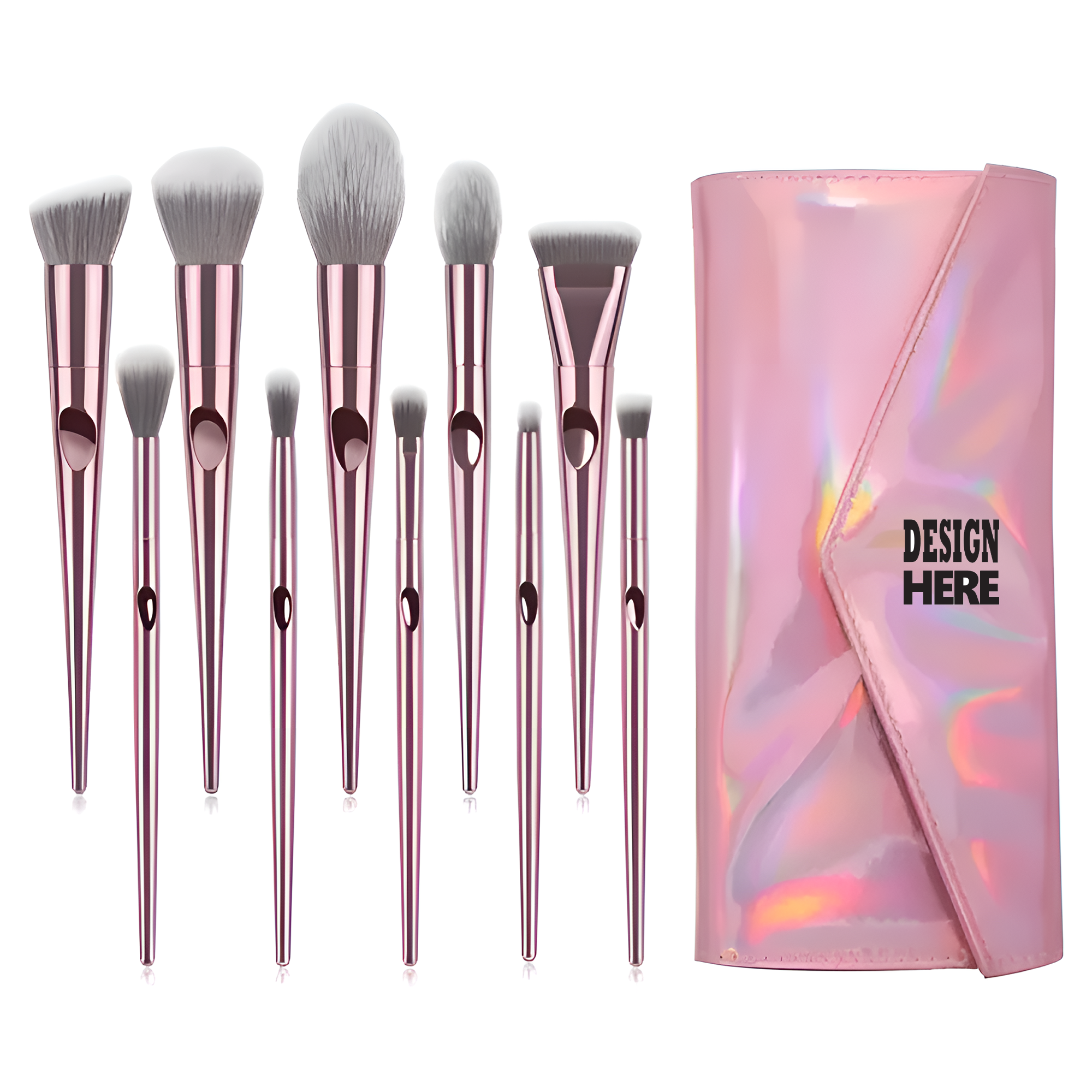 10pcs Makeup Brush Kit 2