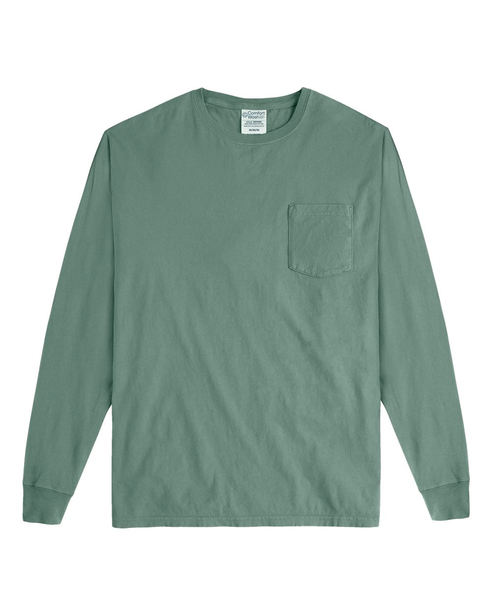 Unisex Garment-Dyed Long Sleeve T-Shirt With a Pocket - GDH250 14
