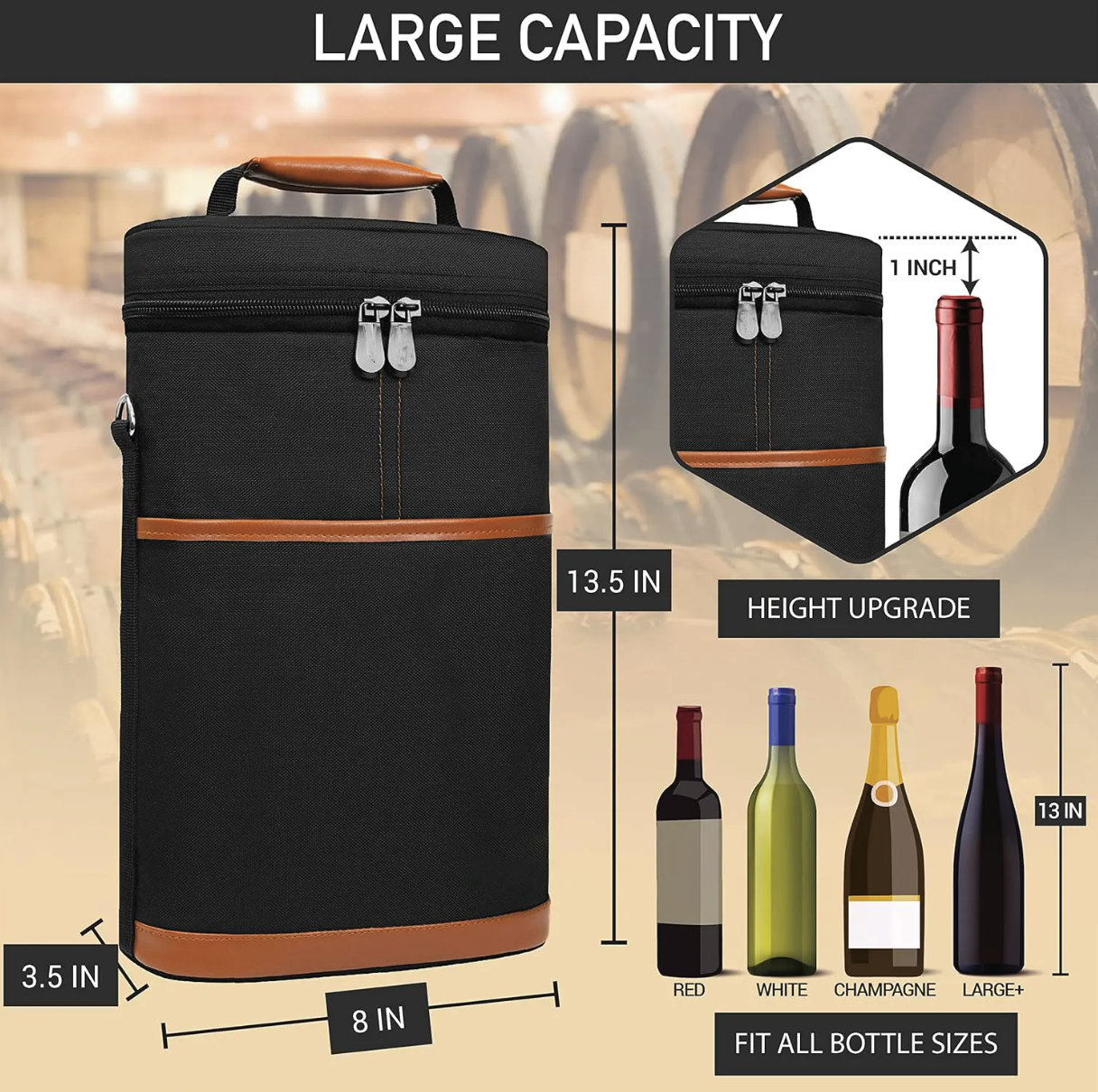 Insulated Wine Carrier Bag 2