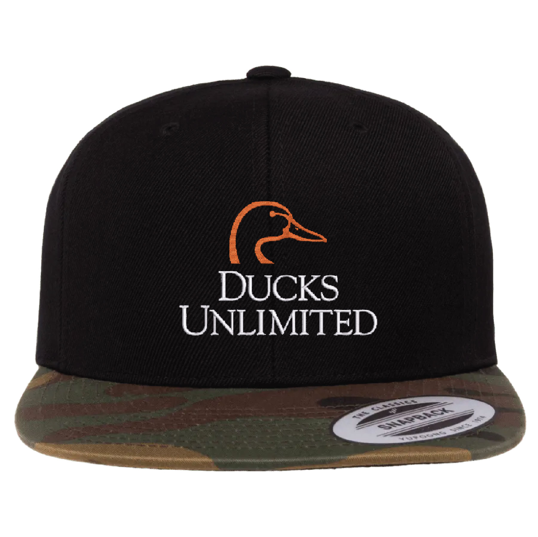 Yupoong 6089TC YP Classics Premium Snapback Two-Tone Camo Hat with Embroidery 5
