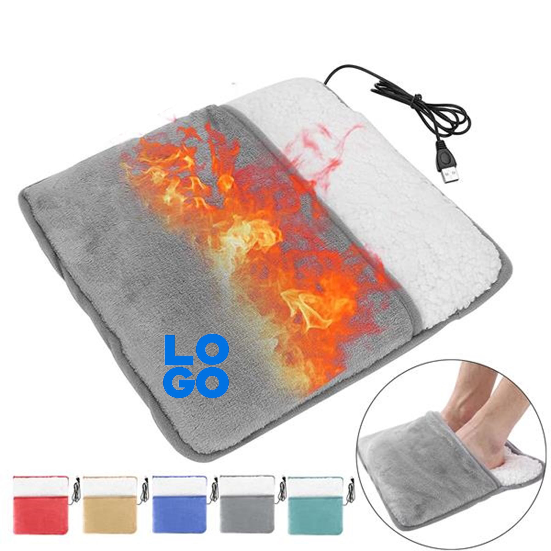 Usb Charging Heated Foot Warmer 1