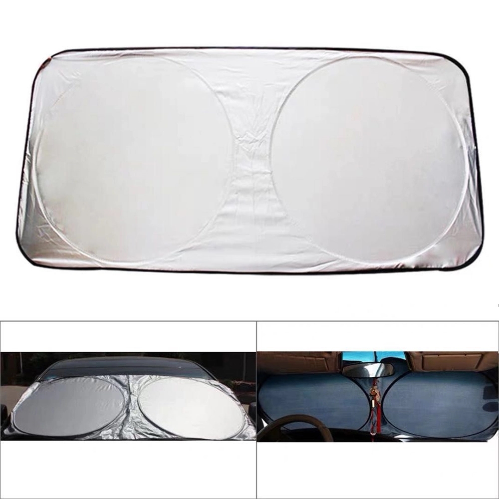 Custom Auto Windshield Sun Shade W/Pouch 4