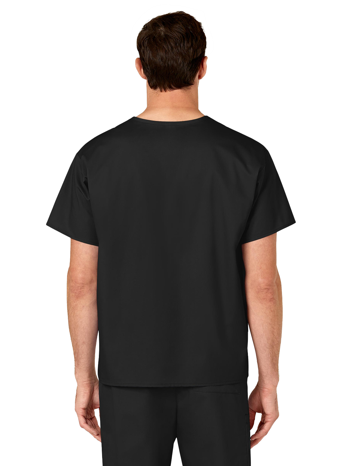 WORK Unisex Double-Pocket V-Neck Top