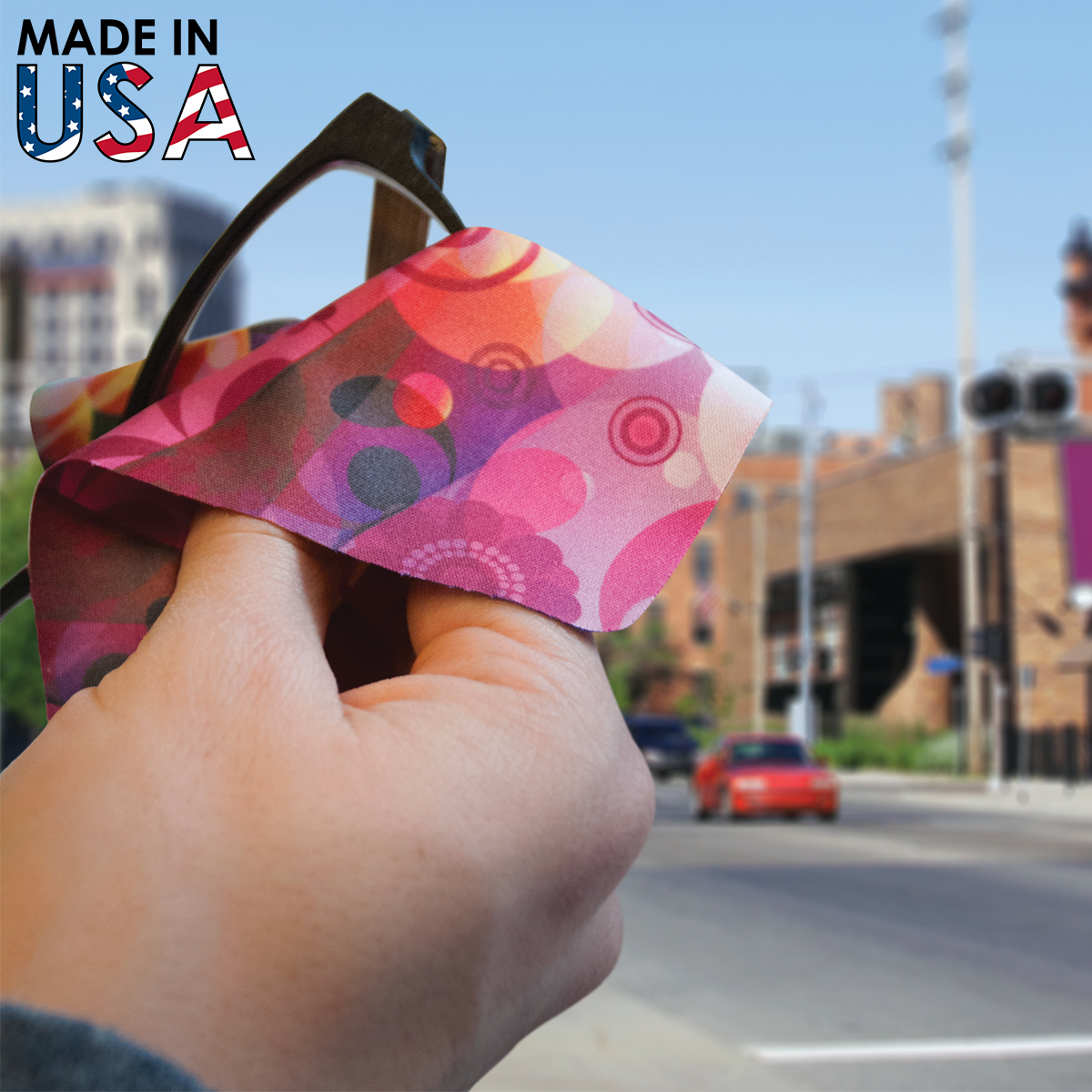 Toddy® Gear 6" x 6" Smart Cloth Thin - Microfiber Cleaning Cloth for Mobile Devices and Eyewear 4