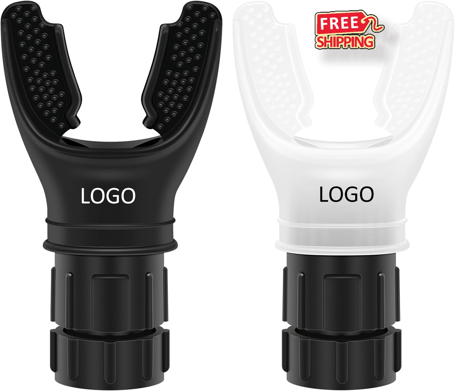 Adjustable Portable Lung Trainer for Athletes - Silicone Breathing Exercise Device with Resistance  1