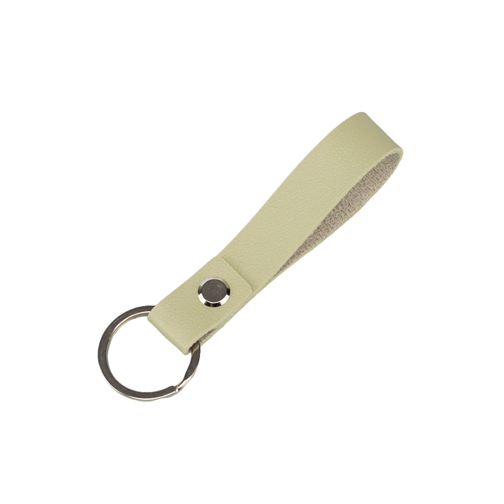 Polyurethane Leather Keychain With Metal Clip 2