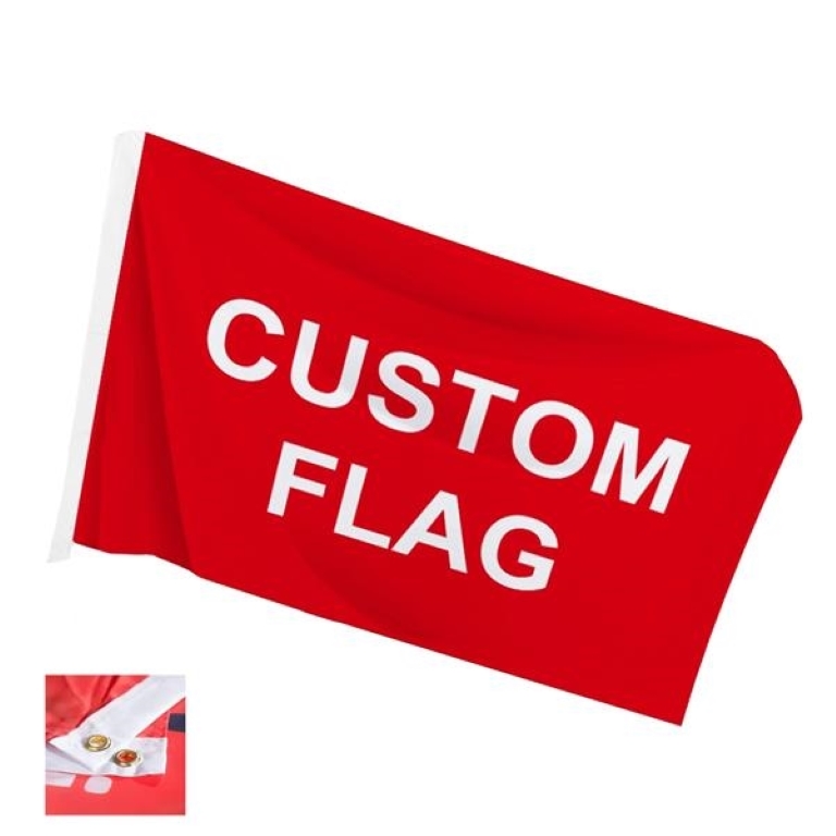 3 x 5 Ft Custom Flag Wth Webbing & Grommets 2