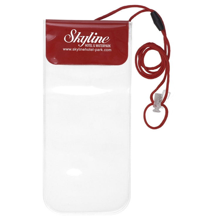 "Truckee" Clear Touch Through Water-Resistant Cell Phone and Accessories Carrying Case 21