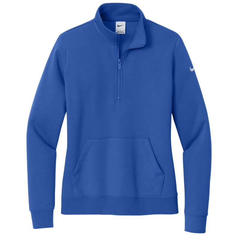 Nike Ladies Club Fleece Sleeve Swoosh 1/2-Zip 32