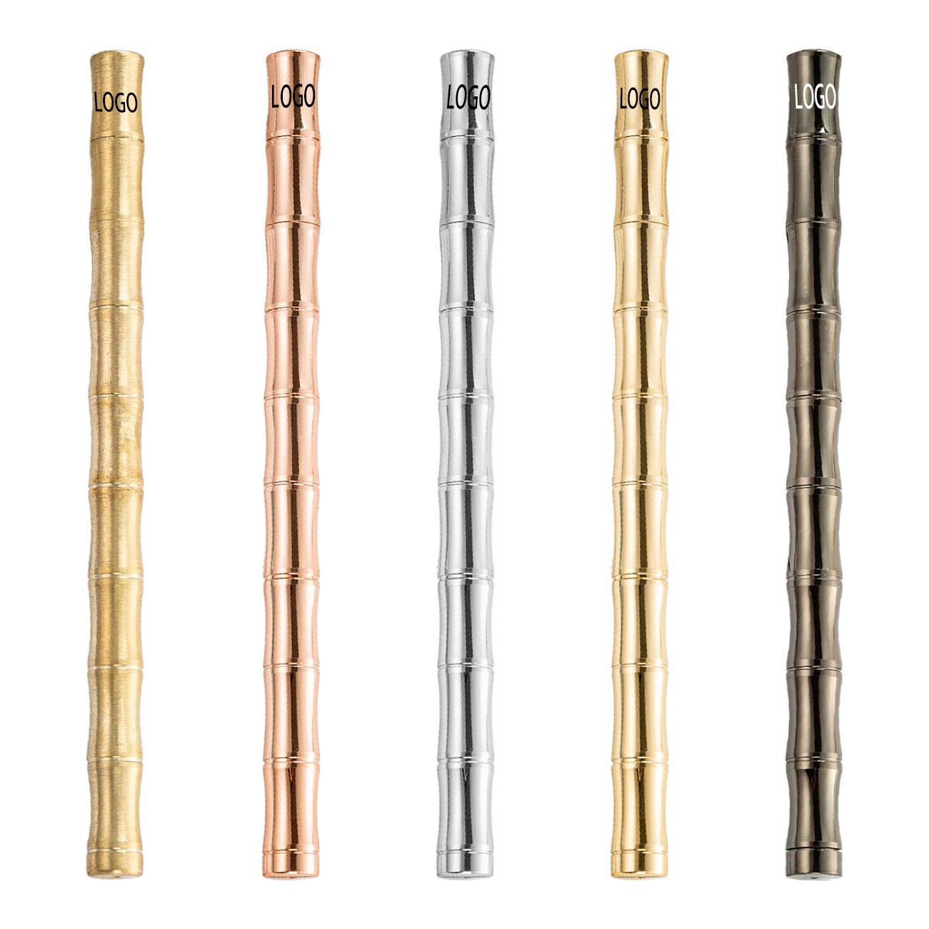 Bamboo Joint Design Metal Signature Pen 8