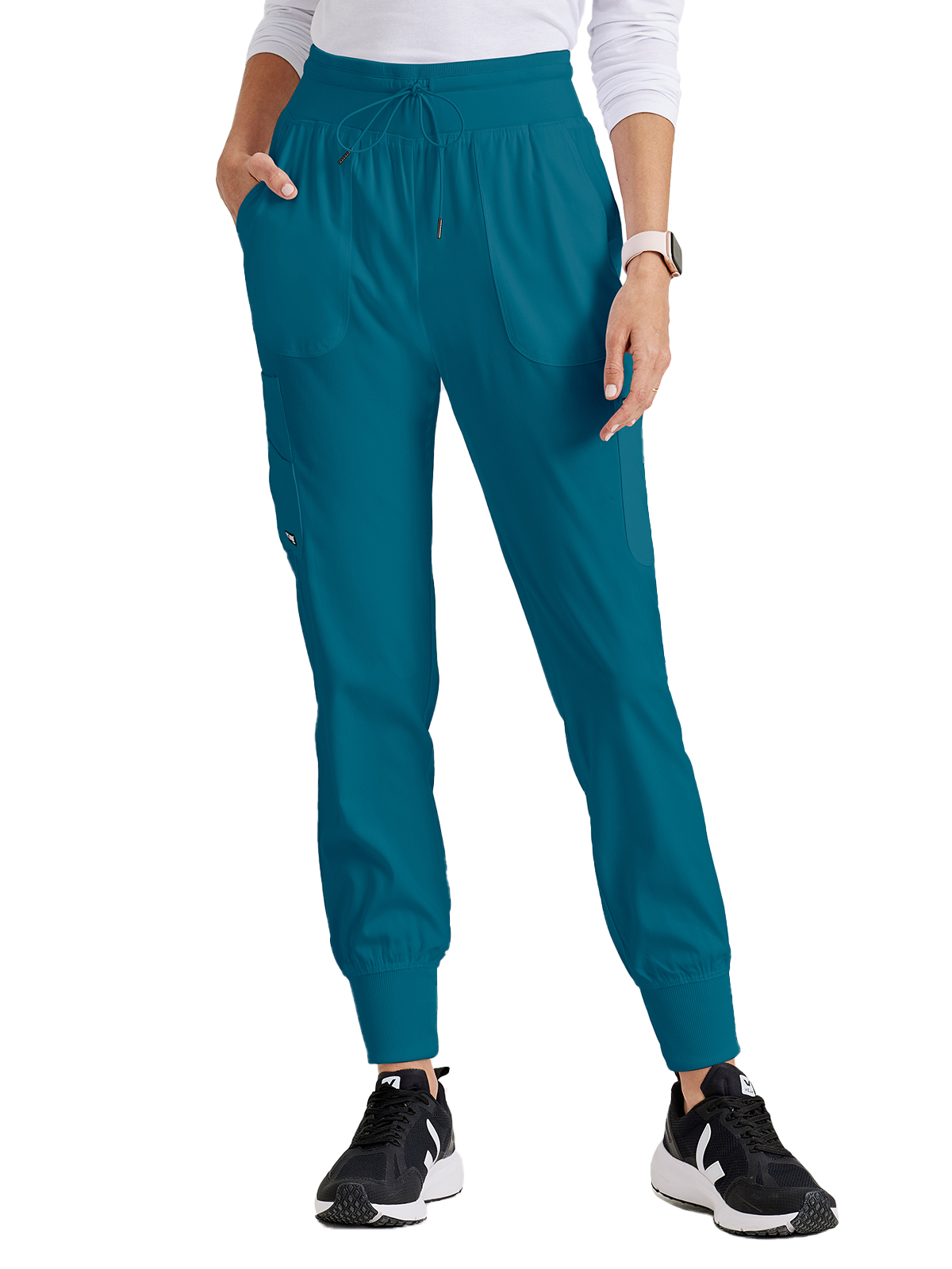 Grey's Anatomy Spandex Stretch - Women's Seven-Pocket Carly Jogger Scrub Pant 12