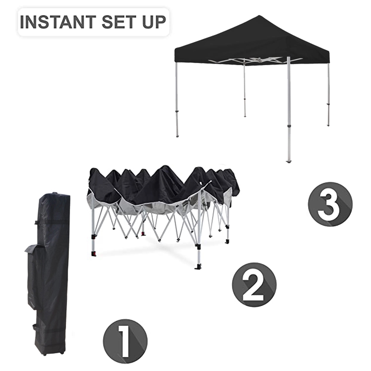 10'Pop Up Tent Top Digital Dye Sub Printed 600D Polyester 5