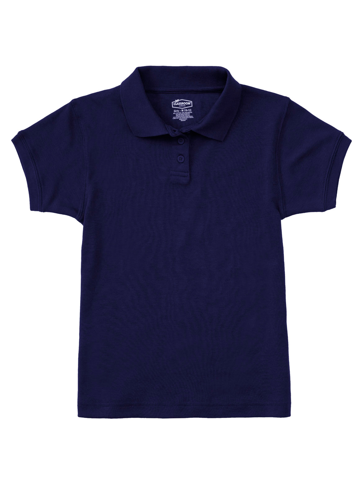 Classroom Uniforms - Junior Girls' Short Sleeve Fitted Interlock Polo 6