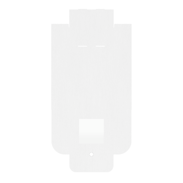 10" x 10" x 4" Flat Custom White Corrugate Gift Box 5