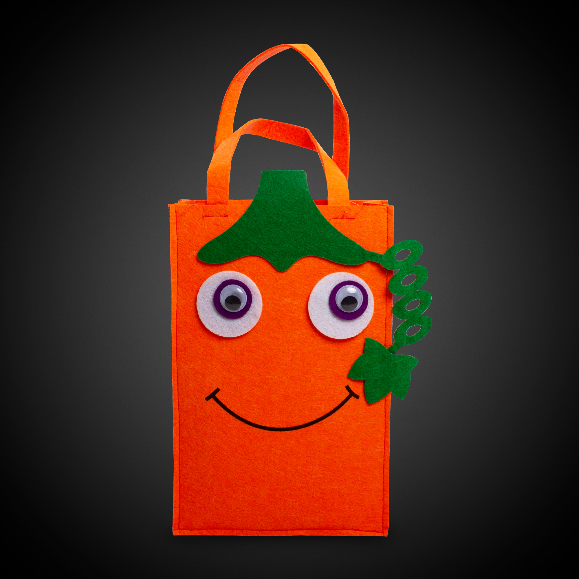 Pumpkin Light Up Trick or Treat Bag(Blank) 2