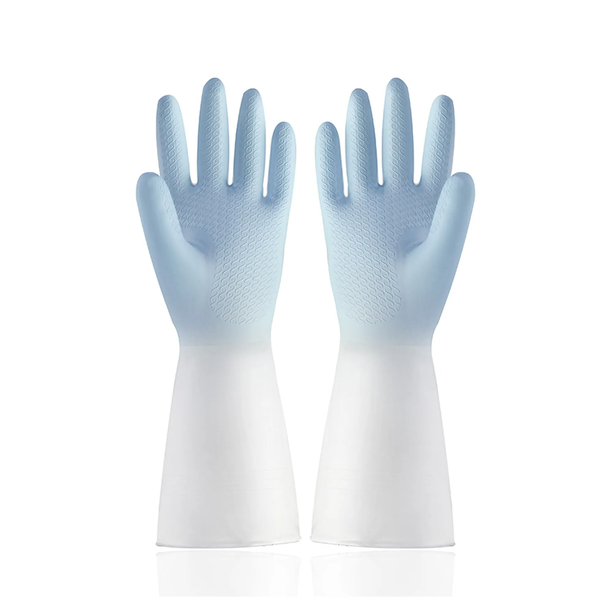 Mixing Color Kitchen Rubber Gloves 9