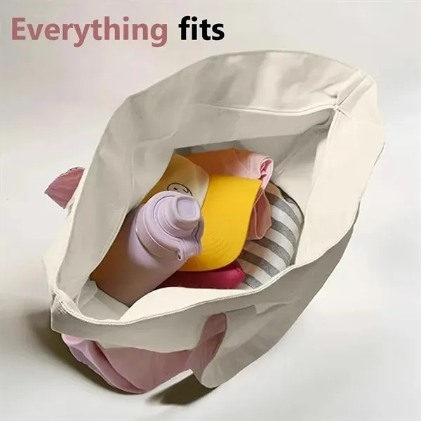 Large Capacity Canvas Tote Bag - Spacious and Durable 4