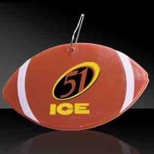 2 1/2" Clip On Football Medallion Badge