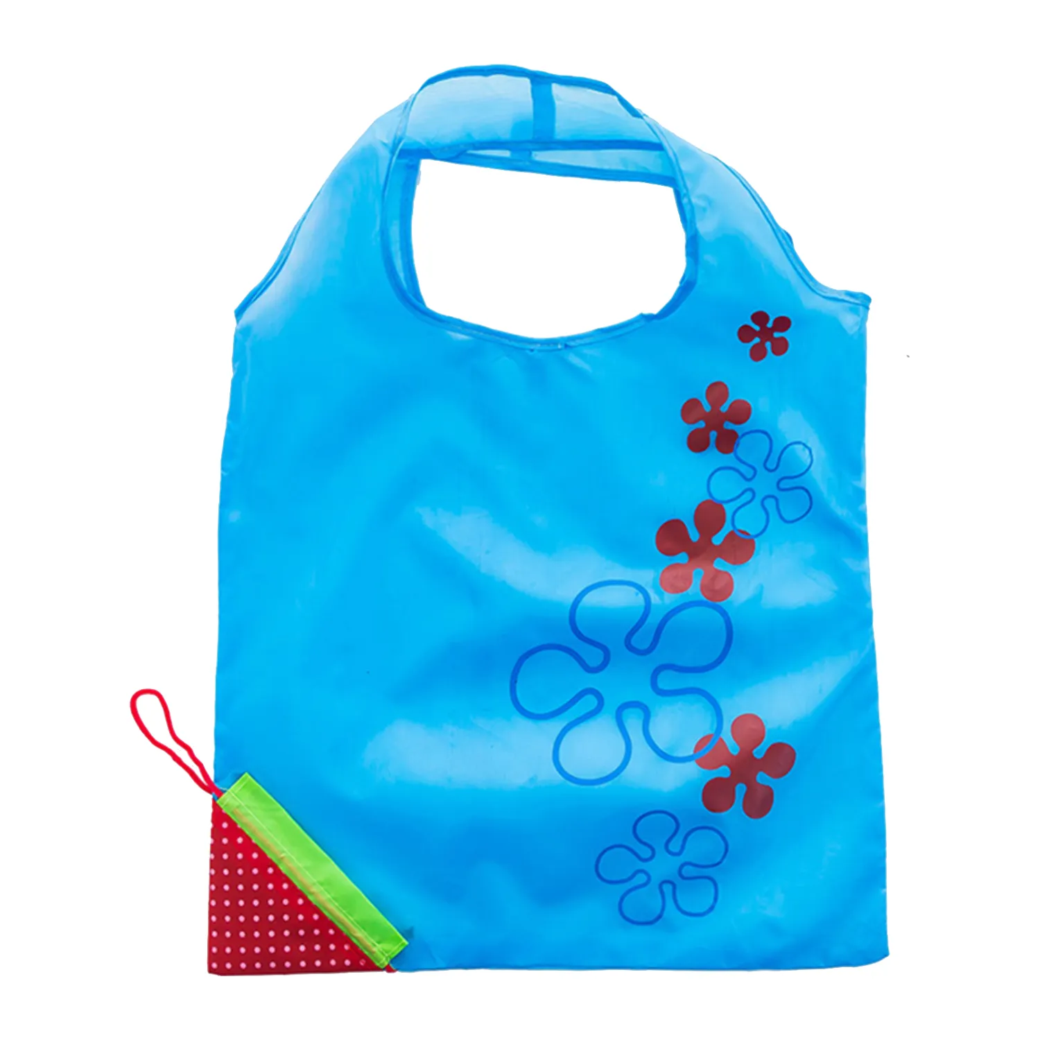 Compact Strawberry Scrunch Tote, Fruit Folds Shopping Bag 18
