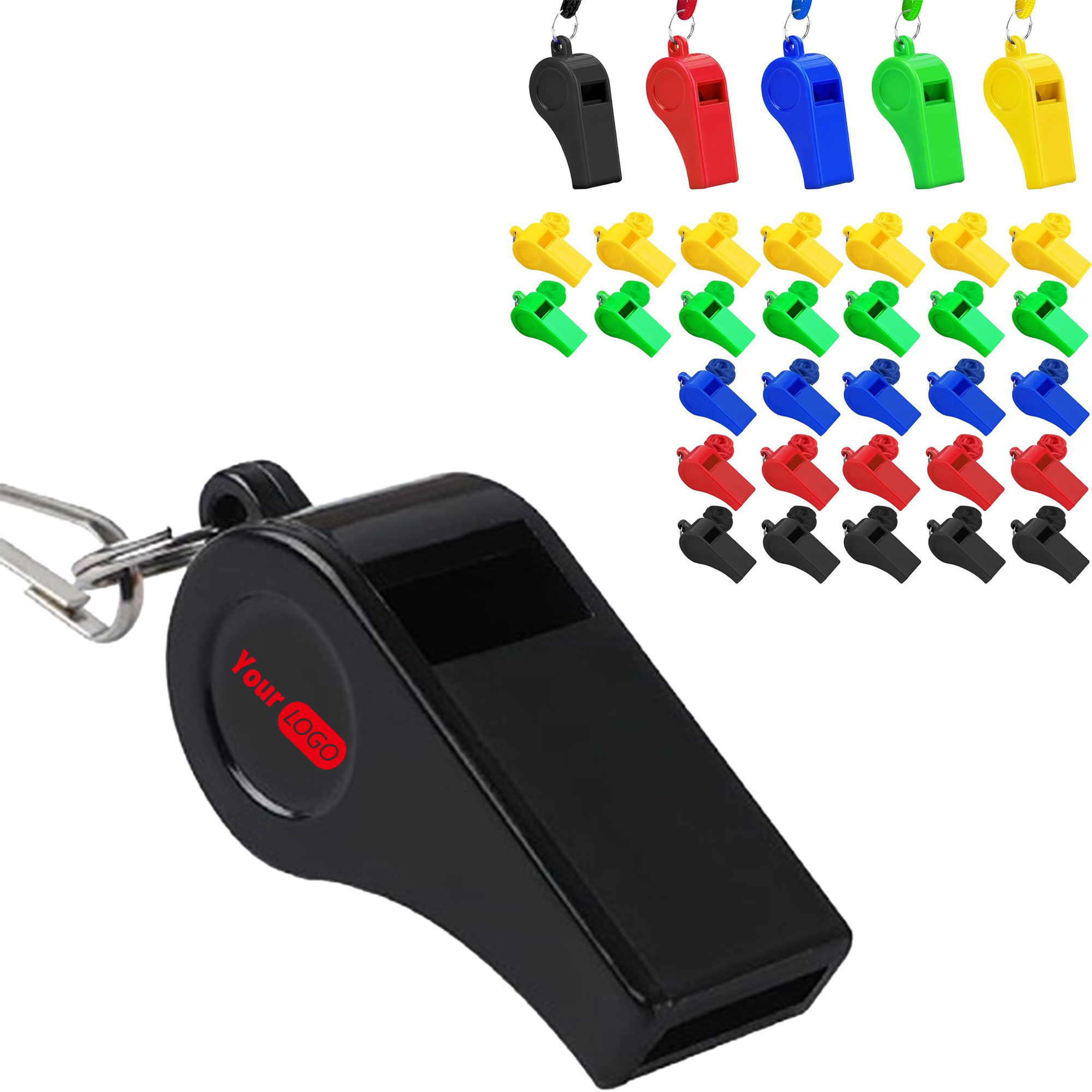 Sports Training Referee ABS Whistle Multicolor Survival 3