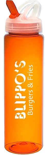 32 oz PET Sports Water Bottle with Flip Top Lid 4
