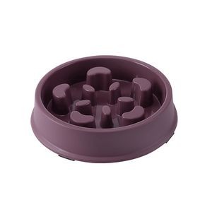 18cm Slow Eating Plastic Pet Bowl Food Tray 18