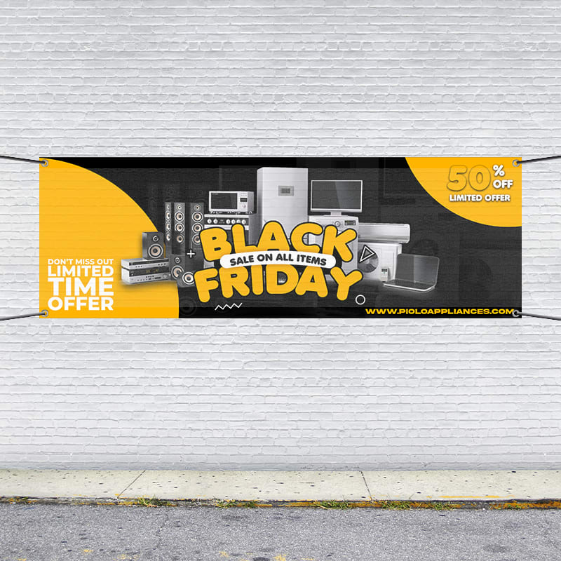 Custom 4' X 12' Mesh Banners 2