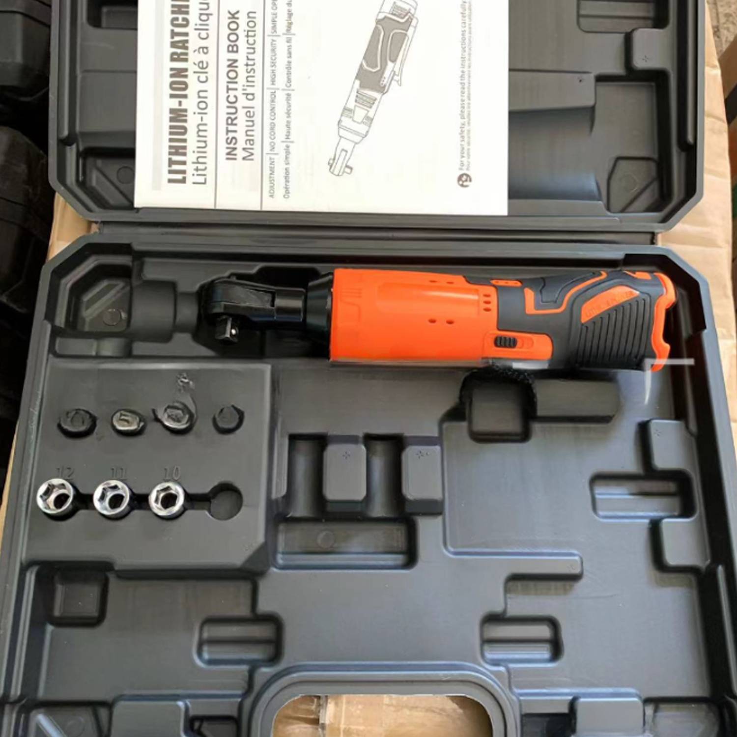 High-Torque Cordless Electric Ratchet Wrench 4