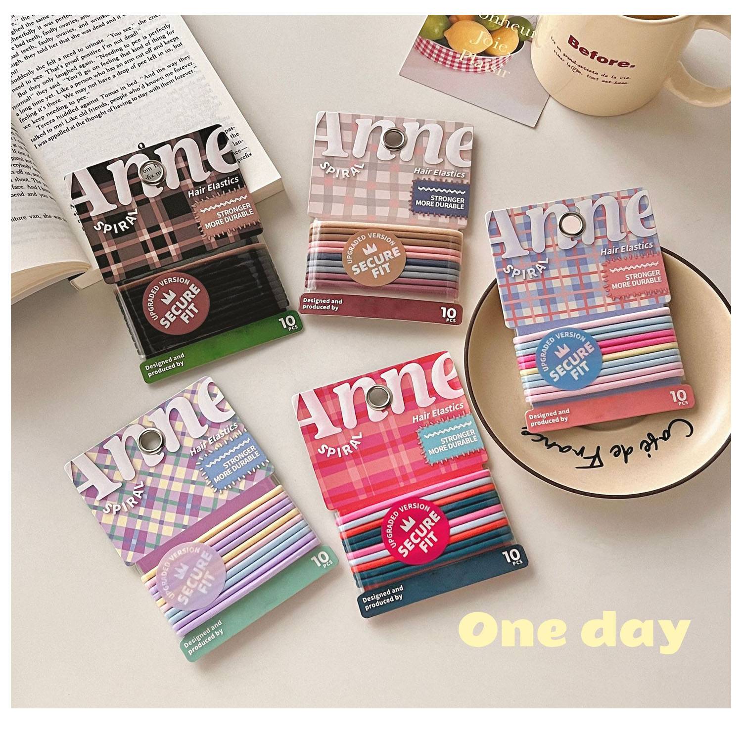 10 Pack Elastic Hair Ties 3