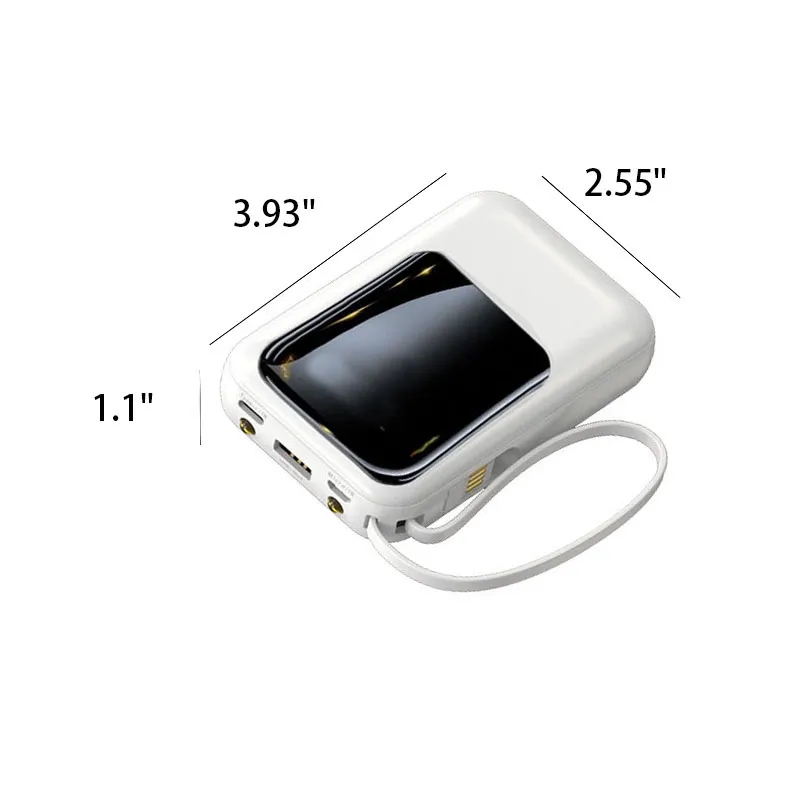 Fast Charging Built In Cables Power Bank 4