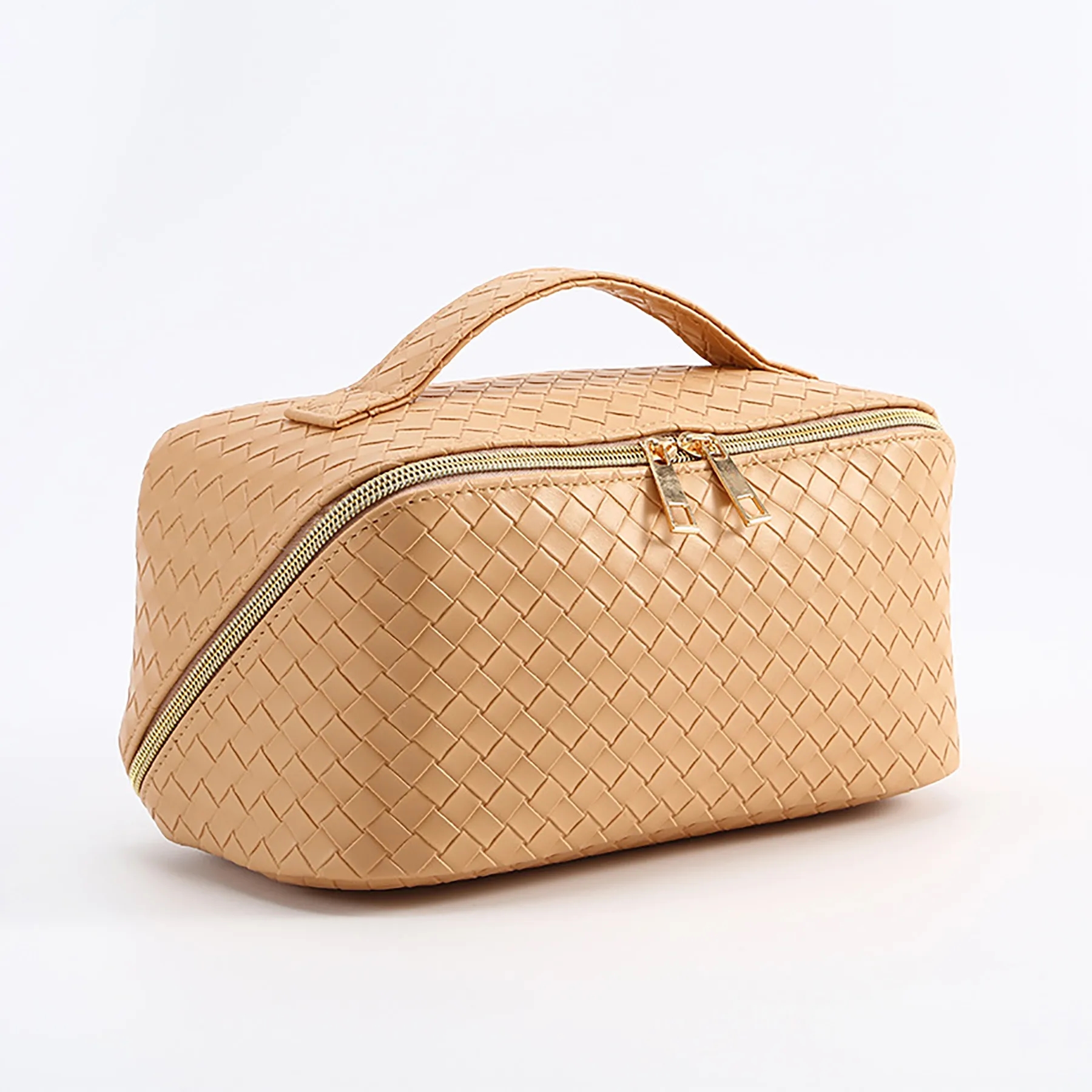 Large Capacity Leather Waterproof Makeup Bag 3