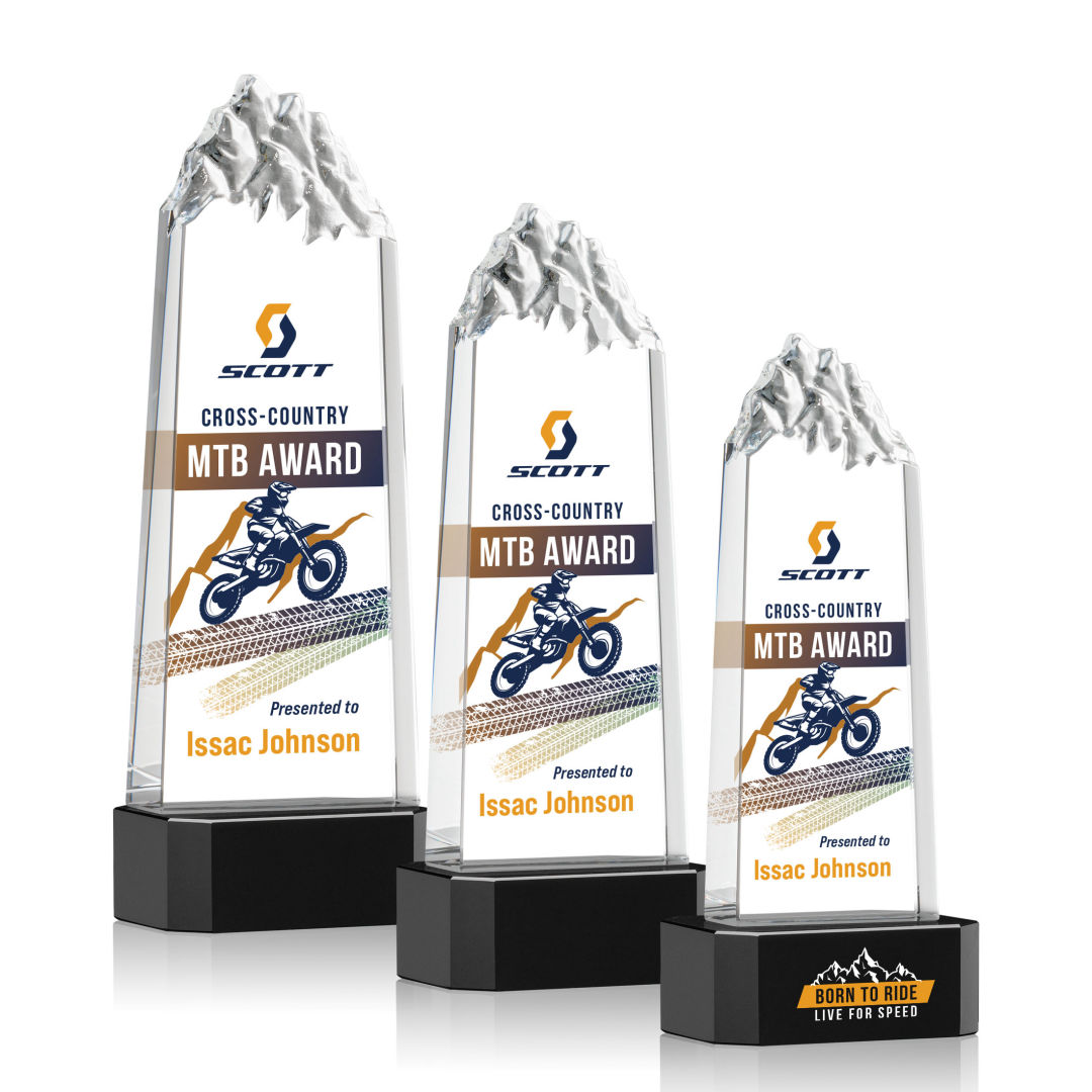 Himalayas VividPrint™ Award on Base - Black